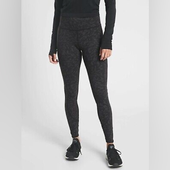Athleta Pants - Athleta Reflective Ranier Tight - Lynx